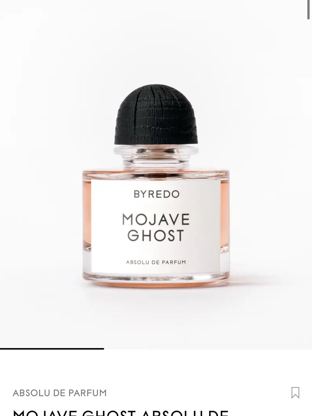 BYREDO MOJAVE GHOST ABSOLU DE PARFUM